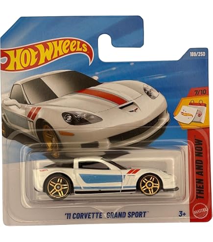 Hot Wheels - Corvette Grand Sport - JJJ58 - Then and nNow 3/12