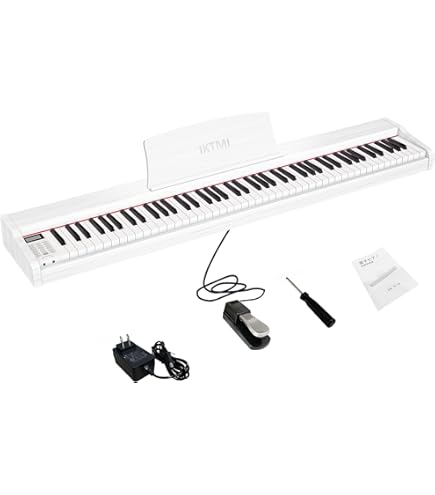 Amazon | LIVELIFE 88鍵盤電子ピアノキーボード スリムボティ