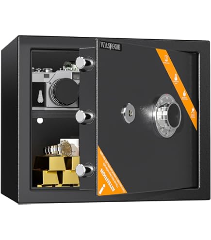 Amazon.co.jp: 金庫 家庭用 業務用 電子式 テンキー式 34L (幅33 x