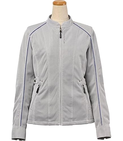 美品　女性用バイクジャケットRossoStyleLab Mサイズグレー Amazon | [ロッソスタイルラボ] バイク用ジャケット ライダース