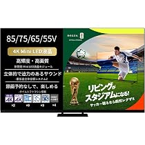 Amazon.co.jp: REGZA(レグザ) テレビ 55インチ Mini LED 液晶 4K 倍速