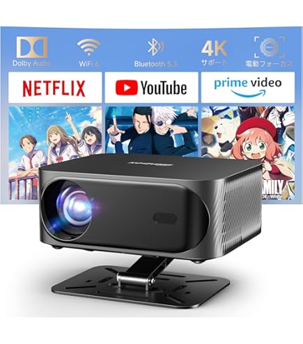 Amazon.co.jp: プロジェクター 4K iSinbox 家庭用プロジェクター