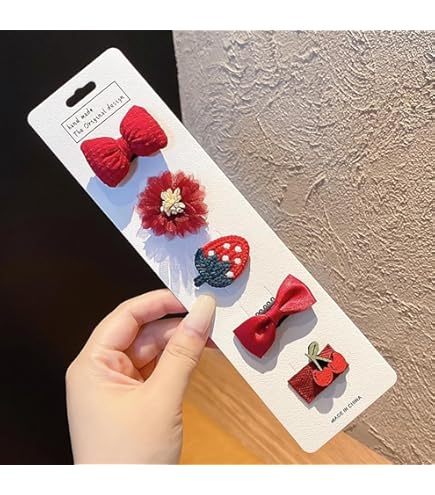 ⓝⓔⓦ【コットンレースリボン】ベビーヘアクリップ　キッズヘアクリップ　ヘアゴム Amazon.co.jp: ベビー ヘアピン 子ども コットンレース結びリボン