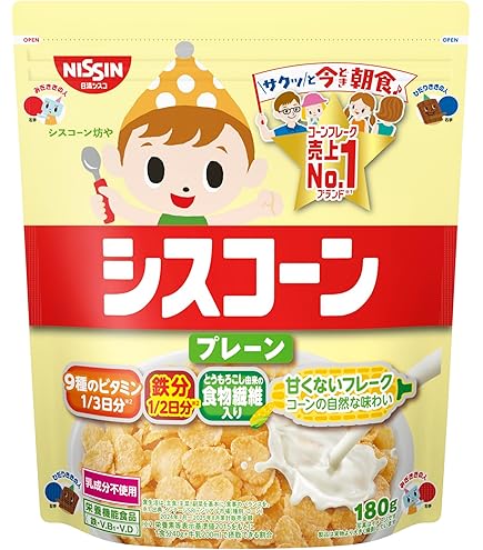 Amazon.co.jp: 日清シスコ シスコーンプレーン 180g×6袋 : 食品・飲料