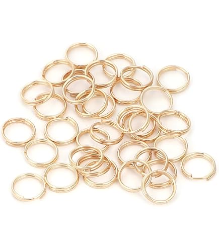 【10mm 約50個 】二重丸カンKCゴールド 丸カン 二重丸カン 素材 資材 Amazon.co.jp: 【ハンドメイド素材店】 10mm 50個 KCゴールド 二重