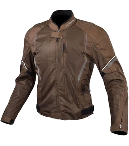 Amazon | [KOMINE] バイク用 ジャケット JK-166 ハーフレザー