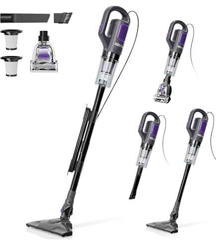Amazon | 掃除機 コード式 45KPa強力吸引 5M電源コード 1.1kg超軽量
