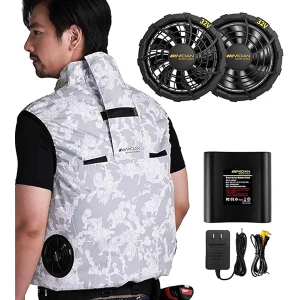 Amazon.co.jp: [MIDIAN] 【冷風機搭載-32V超強力冷風機服】2025冷風機