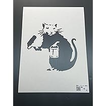 Amazon.co.jp: オマージュアート 【Paint Roller Rat ネズミ