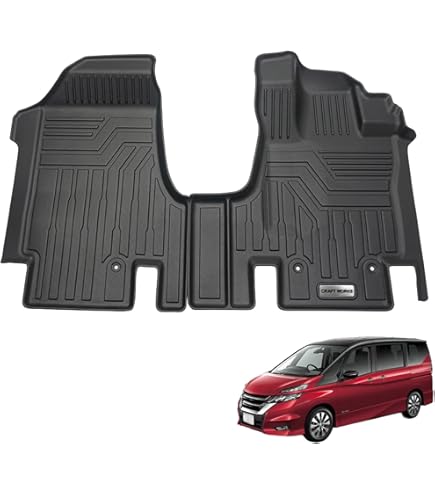 Amazon | ノーブランド品 C27セレナ3Dフロアマット運転席助手席