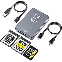 Amazon.co.jp: 【2025新モデル】CFexpress Type B/XQD/SD 3-in-1