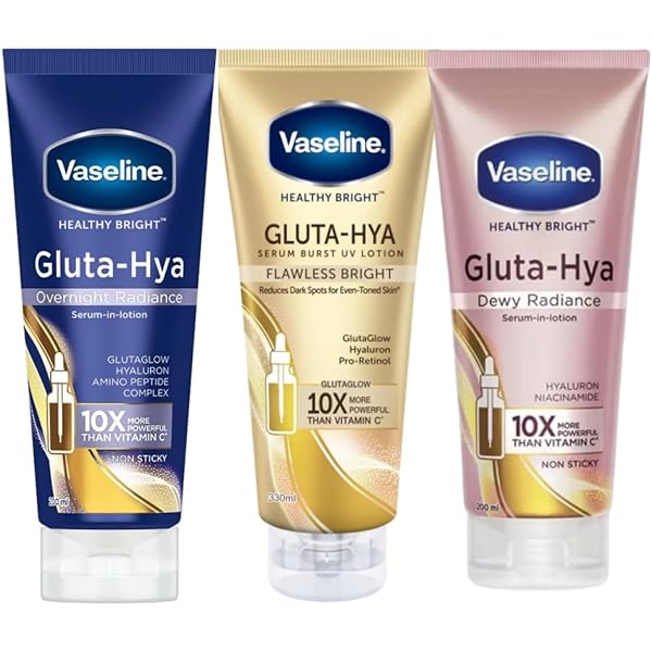Amazon | Vaseline Gluta-Hya Serum Burst Lotion PRO-AGE RESTORE
