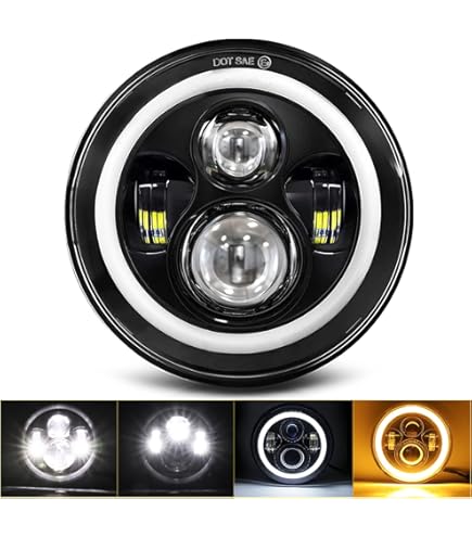 Amazon | Vision X Lighting 9917573 Vortex LEDヘッドライト; 7インチ