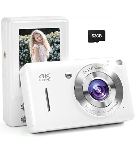 Amazon.co.jp: デジタルカメラ、44MP FHD 1080Pカメラ、16倍