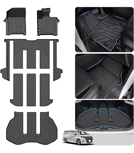 Amazon | Jiooy トヨタ 新型 アルファード40系 フロアマット+セカンド