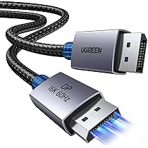 Amazon.co.jp: UGREEN 80Gbps 16K Displayport ケーブル DP2.1