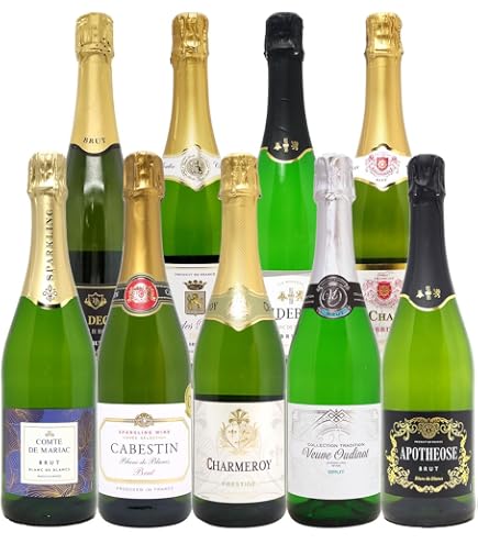 Amazon.co.jp: スパークリングワイン 辛口 5本セット！ 「瓶内二次発酵