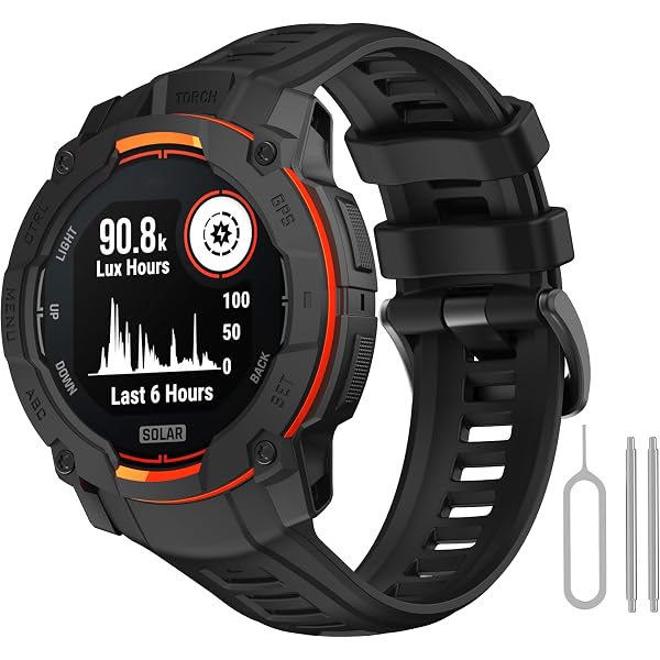 Per cinturino in silicone a sgancio rapido Garmin Tactix 7 AMOLED da 26