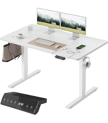 Amazon | FEZIBO 昇降デスク スタンディングデスク 幅120cm*奥行き60cm