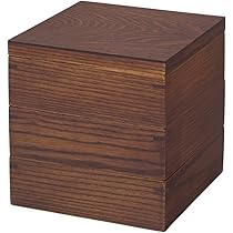木製の丸重箱 Amazon.co.jp: 香川漆器 讃岐彫 独楽塗 天然木 二段丸重 重箱