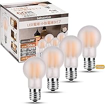 Amazon.co.jp : ミニクリプトン電球 60W形相当 LED電球 E17口金 電球色