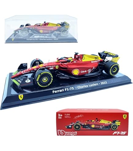 Amazon | HTLNUZD Bburago 1/24 2023 F1-75#55 Sainz フェラーリ75周年 