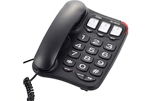 シンプルシニアホン ブラック_TEL-2991SO-K 05-2991