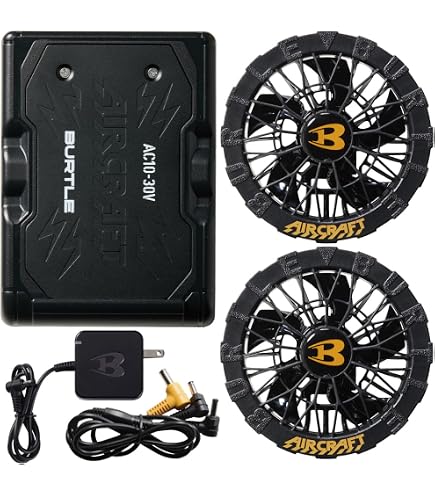 Amazon.co.jp: BURTLE Aircraft Battery Fan Set AC360 Li-ion Battery
