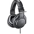 オーディオテクニカ ATH₋M20xプロフェッショナルモニターヘッドホン 有線 スタジオレコーディング / 楽器練習 / ミキシング / DJ / ゲーム / モニターヘッドフォン / 有線 【国内正規品】ブラック
