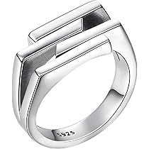 Amazon | [Yooping] シルバー925 リング フリーサイズ 指輪 レトロな