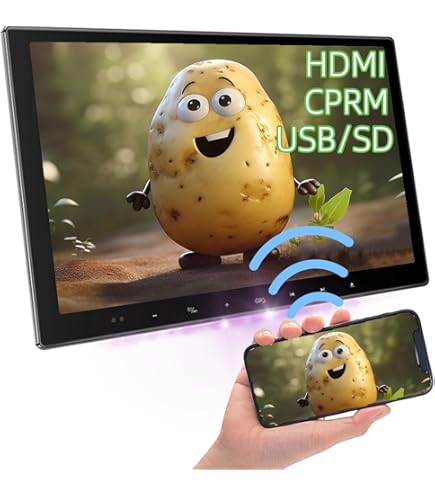 Amazon.co.jp: SAKUKA 超薄型 ヘッドレストモニター 【ブラケット2個