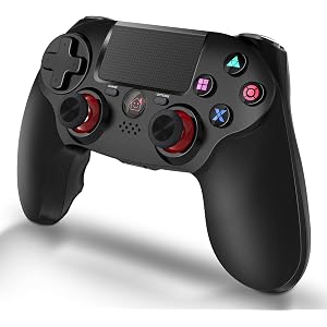 【2021年最新バージョン】MAXKU PS4 コントローラー 1000mAh 大容量 プレステ4 コントローラー Bl…