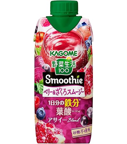 Amazon.co.jp: Kagome Yasai Seikatsu 100 Smoothie Green Smoothie