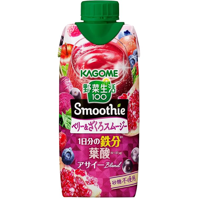 Amazon.co.jp: カゴメ 野菜生活100 Smoothie(スムージー)グリーン