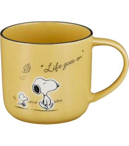 Amazon.co.jp: PEANUTS (ピーナッツ) スヌーピー マグカップ 大きめ 約