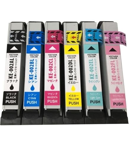 Amazon.co.jp: EP-707A インク エプソン プリンター IC80L 6色セット