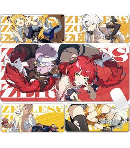 Amazon.co.jp: ゼンレスゾーンゼロ 大型マウスパッド プレイ