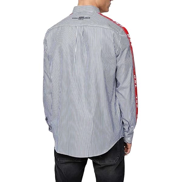 DIESEL ストライプショートスリーブトップス Amazon.co.jp