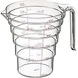 山崎実業 電子レンジ対応 段々計量カップ 500ML クリア 2700