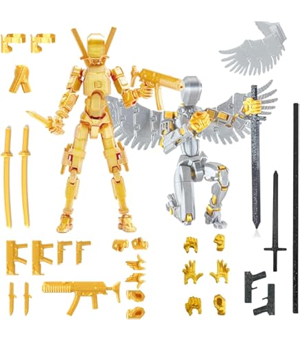 Amazon.co.jp: T13 3Dアクションフィギュアセット(組み立て完了)、3D