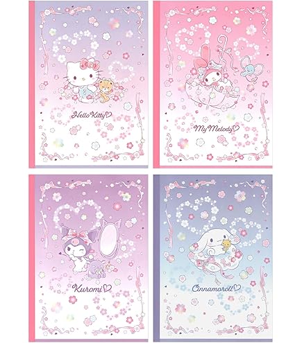 Amazon.co.jp: HELLO KITTY (ハローキティ) 5mm 方眼罫ノート 4冊