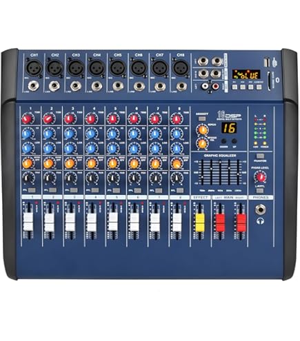 Amazon | ベリンガー アナログミキサー 12チャンネル エフェクト搭載