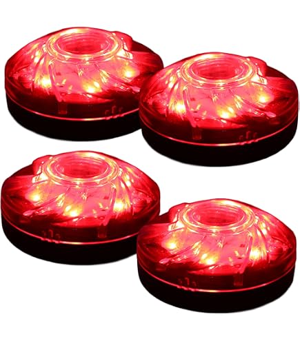 Amazon.co.jp: 日惠製作所 電池式回転灯 Φ88 ニコUFO 赤 スター VL09B