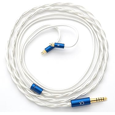 イヤホン ケーブル リケーブル 19AWG銀メッキ無酸素銅 イヤホン ケーブル リケーブル 19AWG銀メッキ無酸素銅