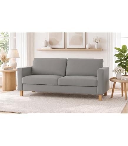 Dark Gray) - The Heavy Cotton Karlstad FootStool Cover Replacement