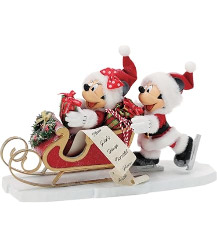 Amazon.co.jp: Enesco ディズニー ショーケース クリスマス サンタ