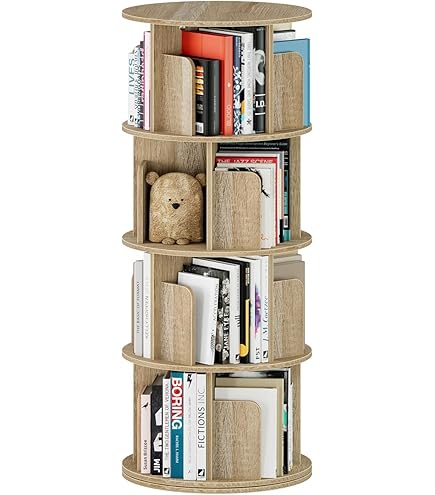 Amazon | 回転式の本棚！回転コミックラック（5段タイプ）【SWK-5