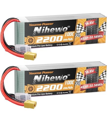 Amazon | Traxxas 14.8V 5000mAh 4セル リポバッテリー ロング