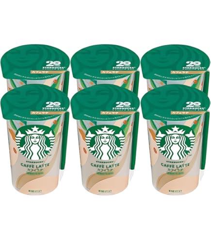 Amazon.co.jp: サントリー スターバックス カフェラテ 185g×6缶パック