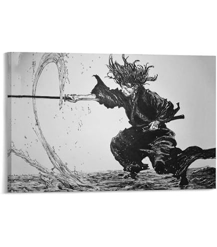 Amazon.co.jp: CZWEN アニメ ポスター 宮本 武蔵 バガボンド ポスター